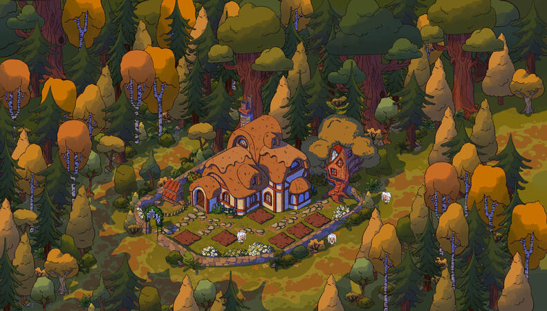 Aurora's House Sunset